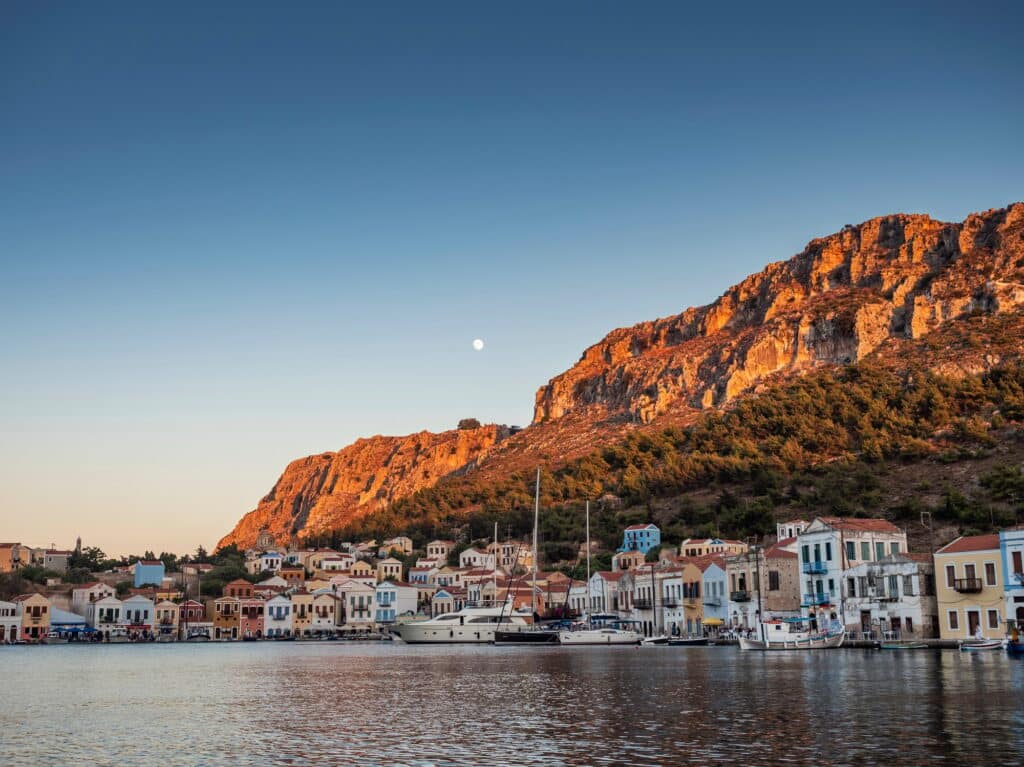 A view of life from Kastellorizo, one of the beautiful islands of Greece.